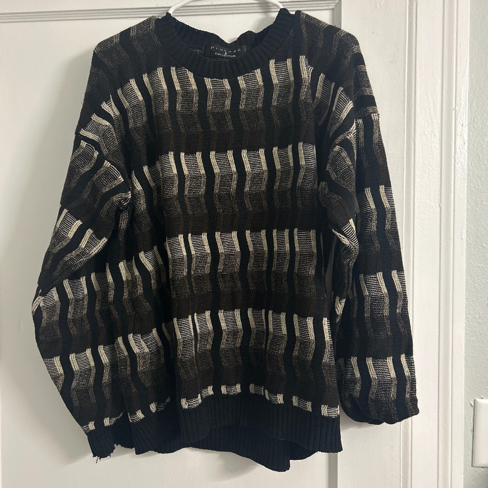 Vintage patterned sweater